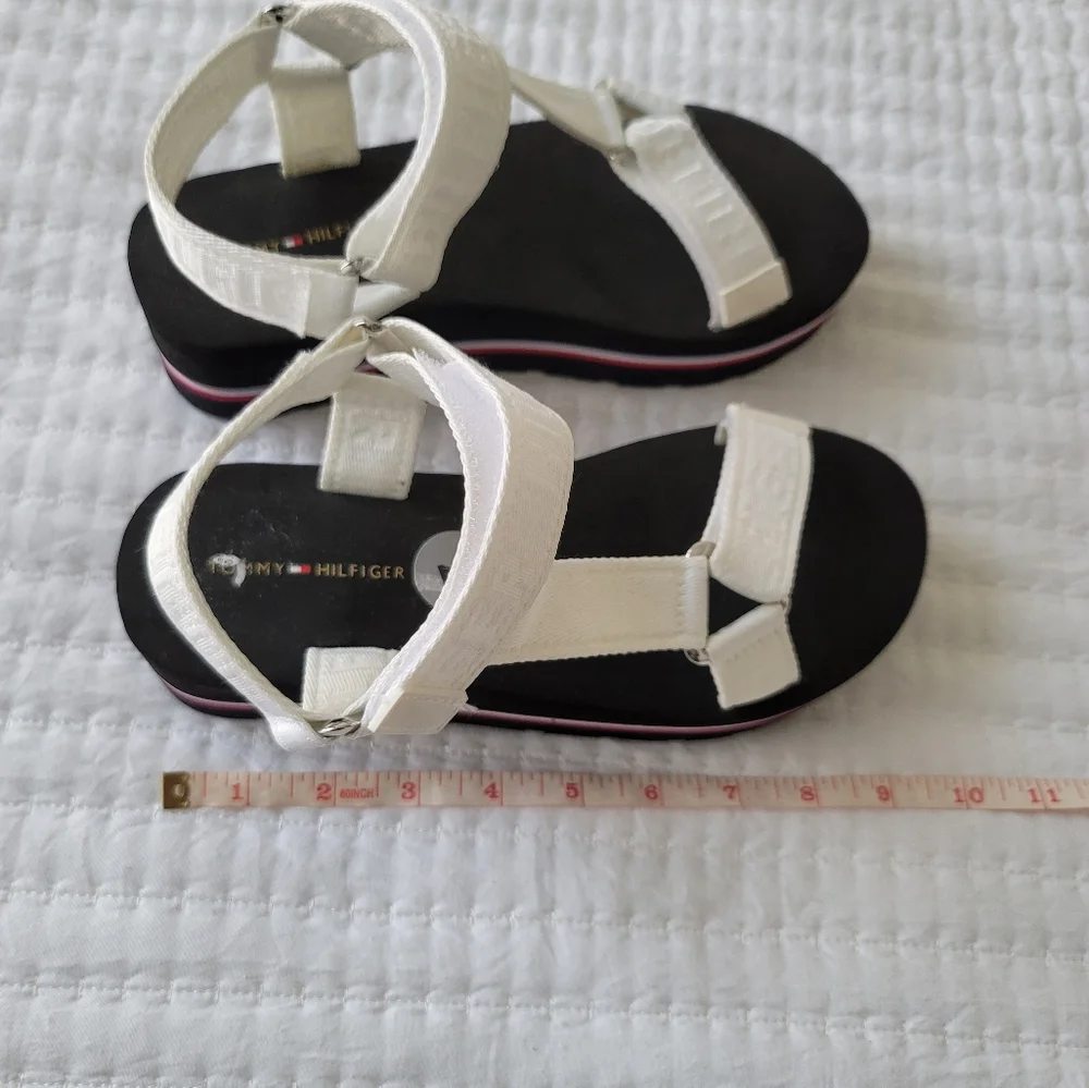 COPY - Tommy Hilfiger Velcro Sandals - White size 7 - Picture 4 of 16